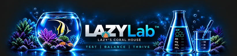 LAZY LAB reef testing software